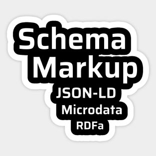 Schema Markup Sticker